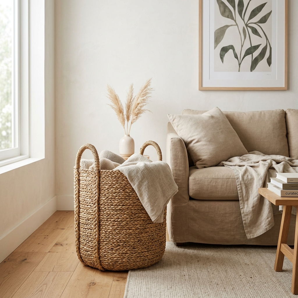 Woven Seagrass Basket