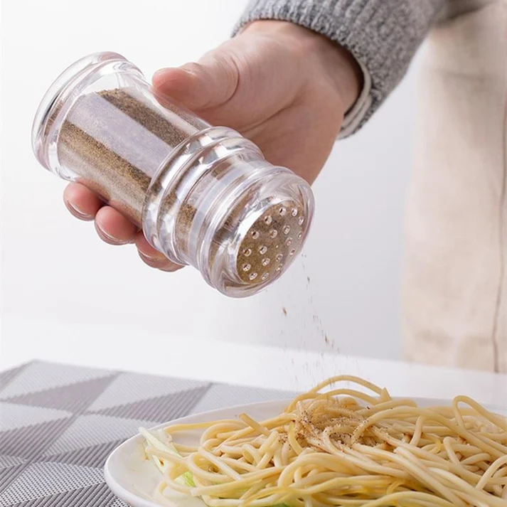 Plastic Salt And Pepper Shakers - Detail View