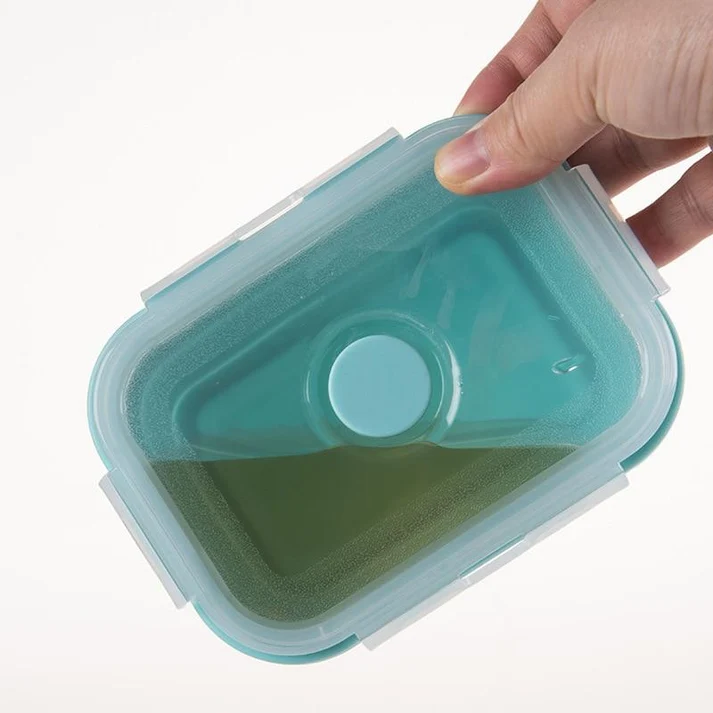 Silicon Food Storage Containers With Lids - Detail View